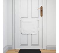 MAMMO Attrape-boîte aux lettres, alternative à la boîte aux lettres, pour porte d'entrée, couvercle de boîte aux lettres pour lettres et petits colis, universel, facile à installer, sans outils