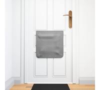 MAMMO MC Attrape-courrier, gris, universel, porte d'entrée, 53 cm x 50 cm, haute capacité, protège le courrier, facile à installer, sans outils, polyester 900D léger, facile à utiliser
