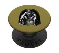 Mammon Demon - Le Poids Silencieux de la cupidité PopSockets PopGrip Adhésif