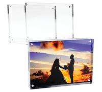 Mammoth DuraClear Cadre Acrylique 13x18 - Sans Cadre, Design Épais - Idéal pour Portraits, Impressions d'Art, et Événements Mémorables