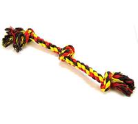 MAMMOTH Flossy Chews Corde à Tirer Couleur - Jouet à mâcher en Coton et Polyester de qualité supérieure pour Chien - Jouet interactif pour Chien à mâcher