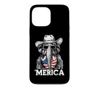 Mammoth Ice Age Drapeau Américain Bandana Lunettes de Soleil Chapeau Cowboy Coque pour iPhone 13 Pro Max