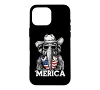 Mammoth Ice Age Drapeau Américain Bandana Lunettes de Soleil Chapeau Cowboy Coque pour iPhone 16 Pro Max