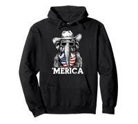 Mammoth Ice Age Drapeau Américain Bandana Lunettes de Soleil Chapeau Cowboy Sweat à Capuche