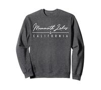 Mammoth Lakes, Californie Sweatshirt, Unisexe pour Adultes, Chiné Foncé, S