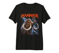Mammoth Metalhead Bootleg Préhistorique T-Shirt Haut de Gamme