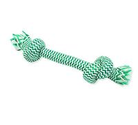 Mammoth Pet Products 017825 13 en. Extra Fresh 2 Nœuds Bone44 ; Vert et blanc