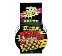 Mammoth Powerful Grip Tape Bande antidérapante - Ruban adhésif double face renforcé - Clair, 2POWERGRIP50-EBD