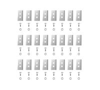 MAMMOTION Lames de rechange Endurance -Compatibles avec les séries YUKA mini/mini 2, LUBA 2 AWD, LUBA 3 AWD et YUKA, Comprend 3 sets (total de 24 lames)