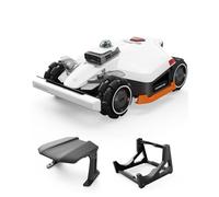 Mammotion LUBA 3 AWD 3000 avec Garage Standard et Station de Lavage, Positionnement Tri-Fusion 360° LiDAR+NetRTK+AI Vision, 80% pentes, Gestion multizone jusqu'à 30 Zones, Hauteur de Coupe 25-70 mm