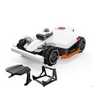Mammotion LUBA 3 AWD 5000 Robot Tondeuse sans fil périphérique, avec support de lavage pour tondeuse et garage pour tondeuse