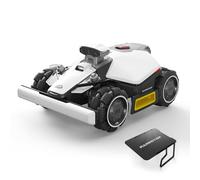MAMMOTION LUBA Mini 2 AWD 1000 Robot Tondeuse avec Mini Garage -Expédié Séparément, AI Vision à Tri-Caméra & Positionnement NetRTK, Auto-Cartographie, DropMow, Pentes 80%, Hauteur de Coupe 20-65mm