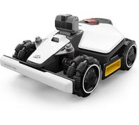 MAMMOTION LUBA Mini AWD LiDAR - Robot Tondeuse sans Fil Périphérique avec Mini Garage, avec LiDAR 3D+AI Vision, sans Antenne RTK, Cartographie Automatique, Module 4G, Pente Jusqu’à 80%