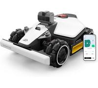 MAMMOTION LUBA Mini AWD LiDAR Robot Tondeuse sans Fil Périphérique pour 1500 m², LiDAR 3D + Vision IA + NetRTK, sans Antenne RTK, Cartographie Auto, Pente jusqu'à 80%, 3 Ans de 4G Inclus