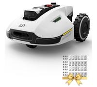 MAMMOTION Robot Tondeuse YUKA 3000 avec Lames combinées (3 Jeux (24 Lames)), NetRTK+Vision, Aucune Antenne RTK Requise, Recommandé 3000 m², Pelouse Semblable à Un Tapis, Module 4G