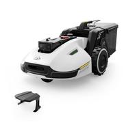 MAMMOTION YUKA 2000 Robot Tondeuse à Balayage et Vidage Automatique, Recommandé 2000 m², Max. 2400 m², UltraSense AI Vision, Pente jusqu'à 45%, Cartographie Automatique, avec Module 4G