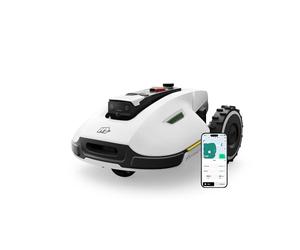 MAMMOTION YUKA 2000 Robot Tondeuse sans Fil Périphérique, NetRTK+Vision, Aucune Antenne RTK Requise, Recommandé 2000 m², Max. 2400 m², Pelouse Semblable à Un Tapis, Disque de Coupe Double, Module 4G