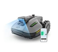 MAMMOTION YUKA Mini 2 500 Robot Tondeuse, jusqu'à 500m², Zéro Perte de Signal, sans RTK, AI Traitement d’Image à Trois Caméras Robot Tondeuse, Auto Cartographie Multi-Zones, DropMow, 4,5Ah