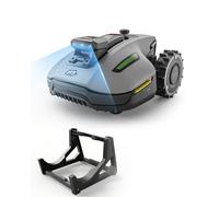 MAMMOTION YUKA Mini 2 500 Robot Tondeuse sans Fil Périmétrique avec Support de Lavage, jusqu'à 500m², AI Traitement d’Image à Trois Caméras, Auto Cartographie Multi-Zones, DropMow