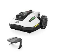 MAMMOTION YUKA Mini 2 800 LiDAR Robot Tondeuse avec Garage Standard, Navigation 360° LiDAR + caméra avec Pilotage par IA, détection de Plus de 300 Obstacles, DropMow, pentes de 45%