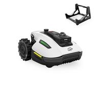 MAMMOTION YUKA Mini 2 800 LiDAR Robot Tondeuse sans câble avec Support pour Lave-Auto, recommandé pour 800 m², LiDAR 360° + Vision AI, Reconnaissance de Plus de 300 Obstacles, DropMow