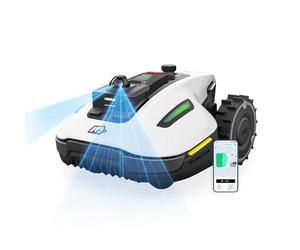 MAMMOTION YUKA Mini 2 800 LiDAR Robot Tondeuse sans Fil Périmétrique - Jusqu’à 800 m², Navigation 360° LiDAR + caméra avec Pilotage par IA, détection de Plus de 300 Obstacles, DropMow, pentes de 45%