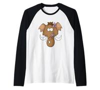 Mammouth avec Une Fleur Manche Raglan