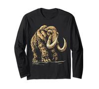 Mammouth Mythique Motif Fantastique Illustration Mammouth Manche Longue