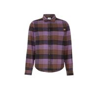 Mammut 100 % flanelle de coton bio Trovat Longsleeve Shirt Women Brown L