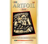 Mammut 8261032 - Artfoil Image à gratter Motif Animal, Chiots, Chiens, Or, kit Complet avec Image à gratter, Couteau à gratter et Instructions (français Non Garanti), grattoir, Brillant, kit de