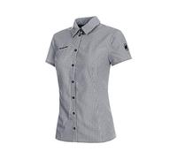 Mammut Aada Chemisier à Manches Courtes pour Femme Blanc Clair/Bleu Taille XS
