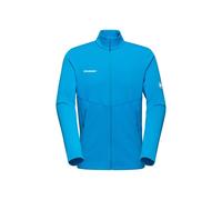 Mammut Couche intermédiaire pour homme de la série Aconcagua Light - Taille L - Bleu - Veste polaire d'extérieur en Polartec Power Grid, bleu glacier, L