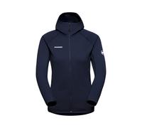 Mammut Aconcagua Ml Veste à capuche pour femme Couche intermédiaire Bleu marine XS EU