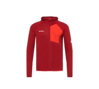 Mammut Notre couche intermédiaire à capuche la plus légère Aenergy Light ML Hooded Jacket Men Rouge L