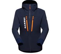 Mammut Aenergy Softshell Hybrid Hooded Jacket Femme Bleu - Vêtements polaires outdoor femmes S