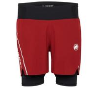 Mammut - Aenergy Trailrunning 2 in 1 Shorts - Short - 48 - dark mammut red / black