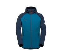 Mammut Bien plus qu’une simple polaire Aconcagua ML Hooded Jacket Men Bleu S