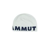 Mammut Bonnet avec Logo, Argenté/Bleu Marine, Taille Unique