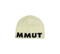 Bonnet Mammut Logo noir blanc perle