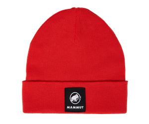 Mammut Bonnet respirant et chaud pour tous les jours Fedoz Beanie Rouge one size