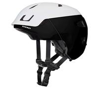 Mammut Haute Route Helmet - Casque Multisport Léger pour Homme et Femme | Ski, Alpinisme, Escalade et Vélo | Blanc/Noir, 55-59 cm