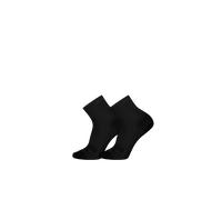 Mammut Chaussettes multisports respirantes et rembourrées Multisport Quarter Socks 2 Pack Noir XL/45-47