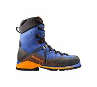 Mammut - Chaussures d'alpinisme en cuir - Kento Mountain High GTX M Dark Glacier Blue/Black pour Homme en Cuir - Taille 8,5 UK - Bleu Bleu 8.5 UK