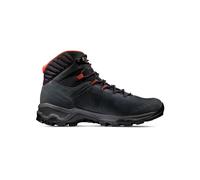 Mammut - Chaussures de randonnée en GORE-TEX - Mercury IV Mid GTX Men Black Hot Red pour Homme en Cuir - Taille 41 1/3 - Noir Noir 41 1/3