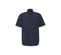 Mammut Chemise Homme Lenni légère, compressible, anti-UV, manches courtes - Marine/Black Taille S