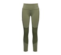 Mammut - Zinal Hybrid Tights - Collant running femme Marsh / Dark Marsh - S