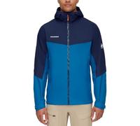 Mammut Convey Tour Hs Hooded Jacket Deep Ice Veste Hardshell, Matière principale : 100% polyester Matière principale : membrane : 100% polytétrafluoroéthylène, Bleu marine, S Hommes