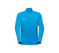 Mammut Couche intermédiaire pour homme de la série Aconcagua Light - Taille L - Bleu - Veste polaire d'extérieur en Polartec Power Grid, bleu glacier, L