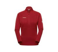 Mammut Couche intermédiaire technique chaude à demi-zip Taiss ML Half Zip Pull Women Rouge M