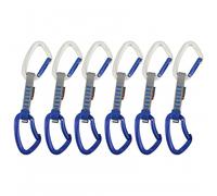 Pack de 6 dégaines express Mammut Crag Keylock 10 cm gris